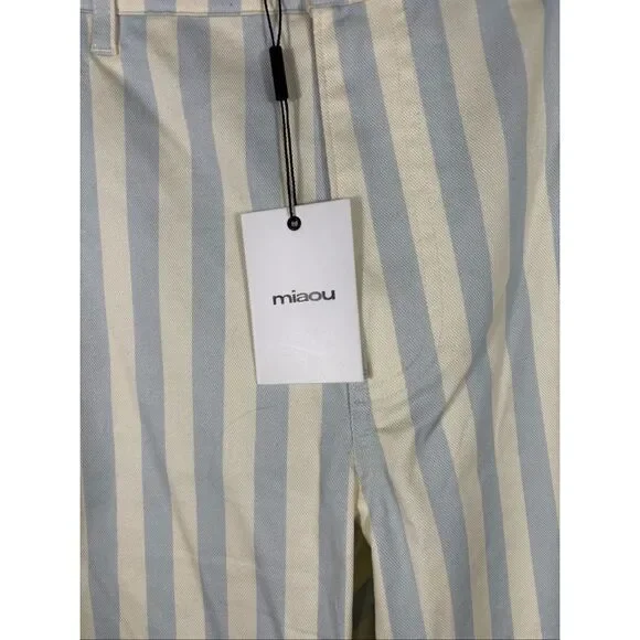 Miaou striped 5 pocket fargo pants size M - Picture 7 of 12